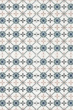 Usine Directe Carrelage Verona 45x45 – Imitation carreaux de ciment bleu et beige